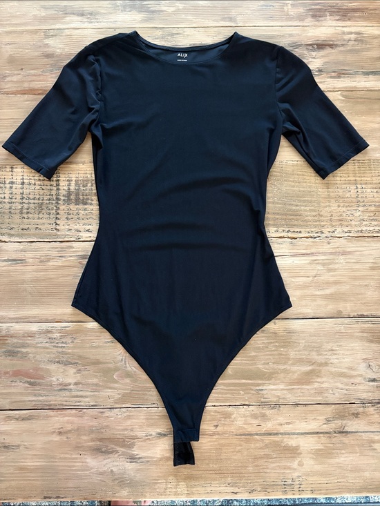 Alix Tops - ALIX NYC Black Short Sleeve Bodysuit